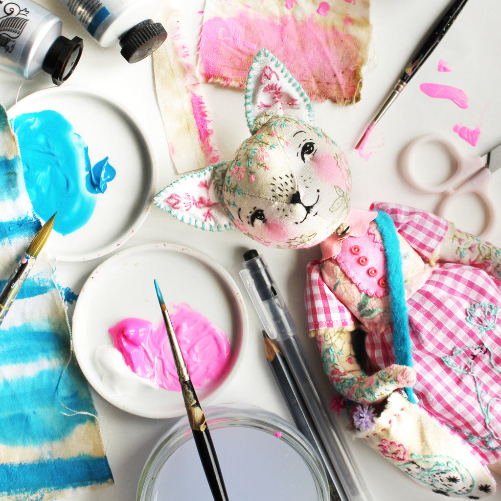 2 DAY Doll Making Workshop at the Cat Cabin (Saturday 15th - Sunday 16th August)