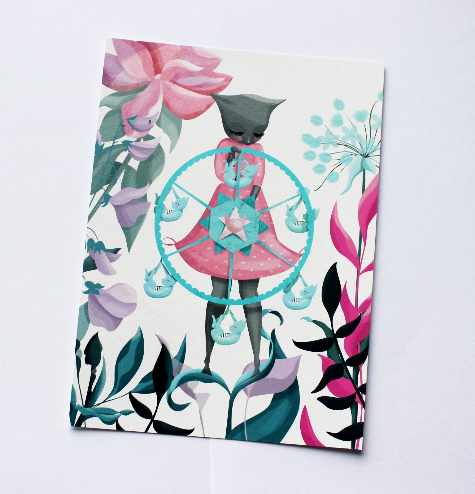 Ferris Wheel Frida print - 16.4 x 22.1cm