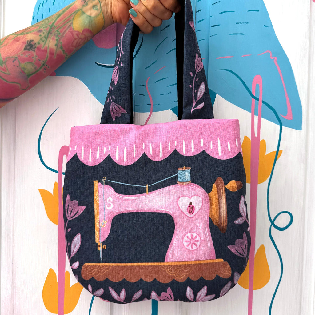 Chenille Sewing Shoulder Bag - Sew and Sew