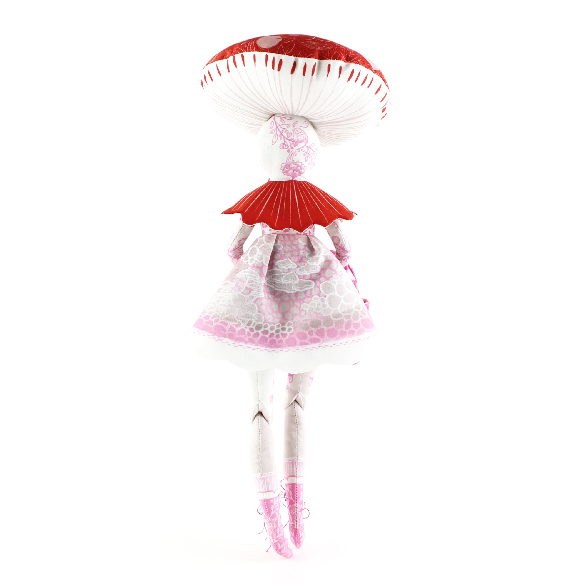 Patience the Mushroom Girl with 20 zen cards of hope - Collectors Doll