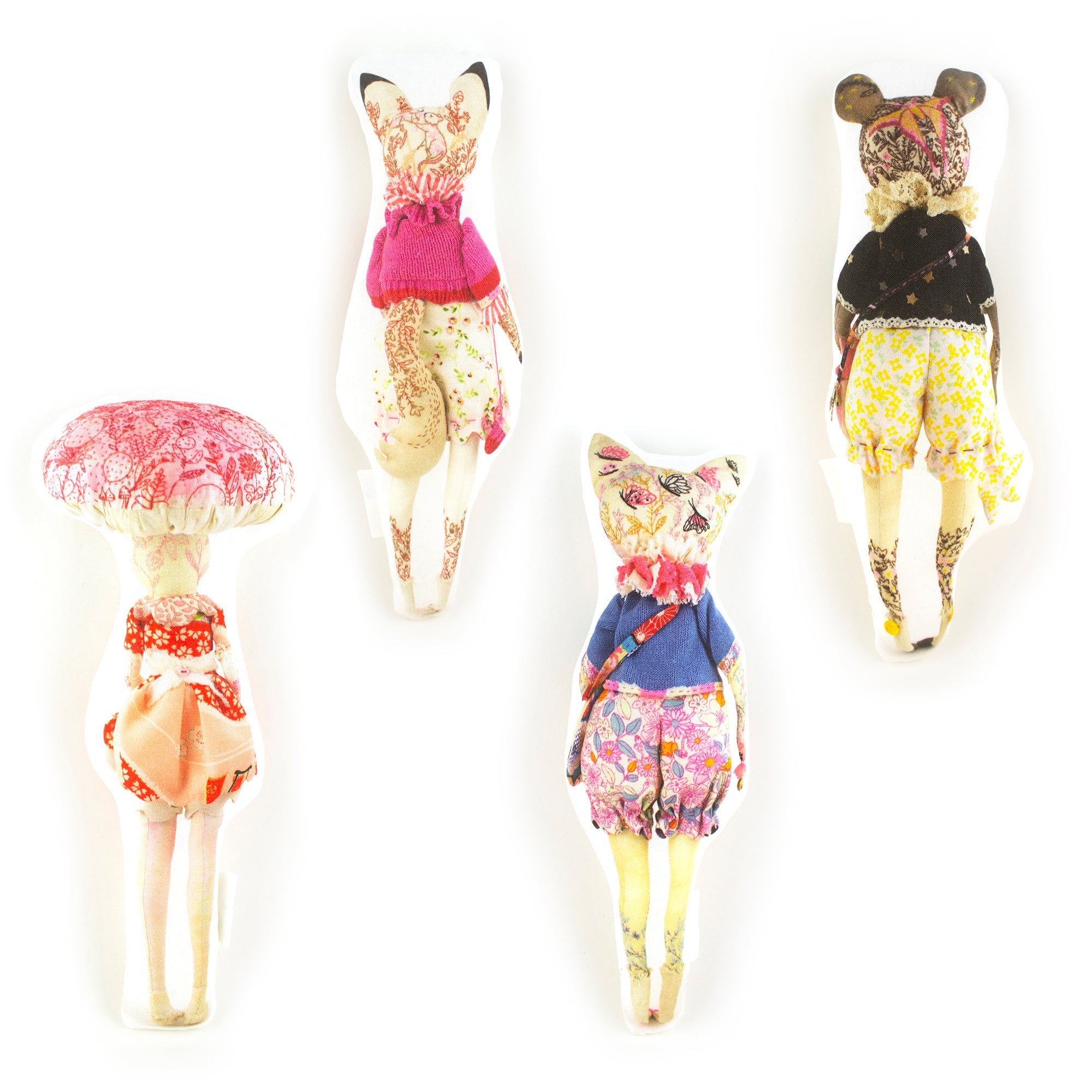 DIY Sewing Kit - 4 collectible characters (PLUS SANDRINE!) - Stuffing NOT included