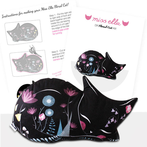 *WHITE* DIY Cat Cushion DIY KIT - END OF LINE SALE - LAST ONE