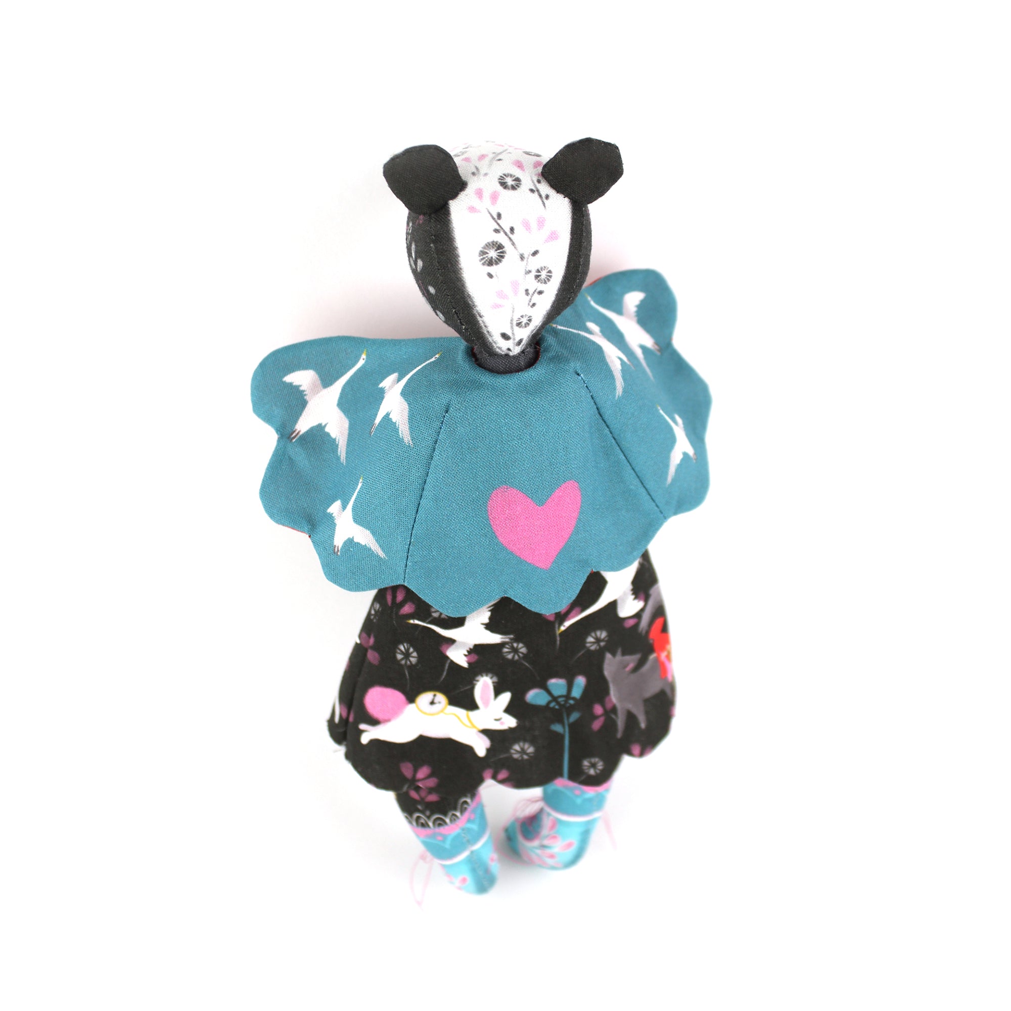 Bibli the Badger Librarian and the singing Stoat with 2 fairytale books