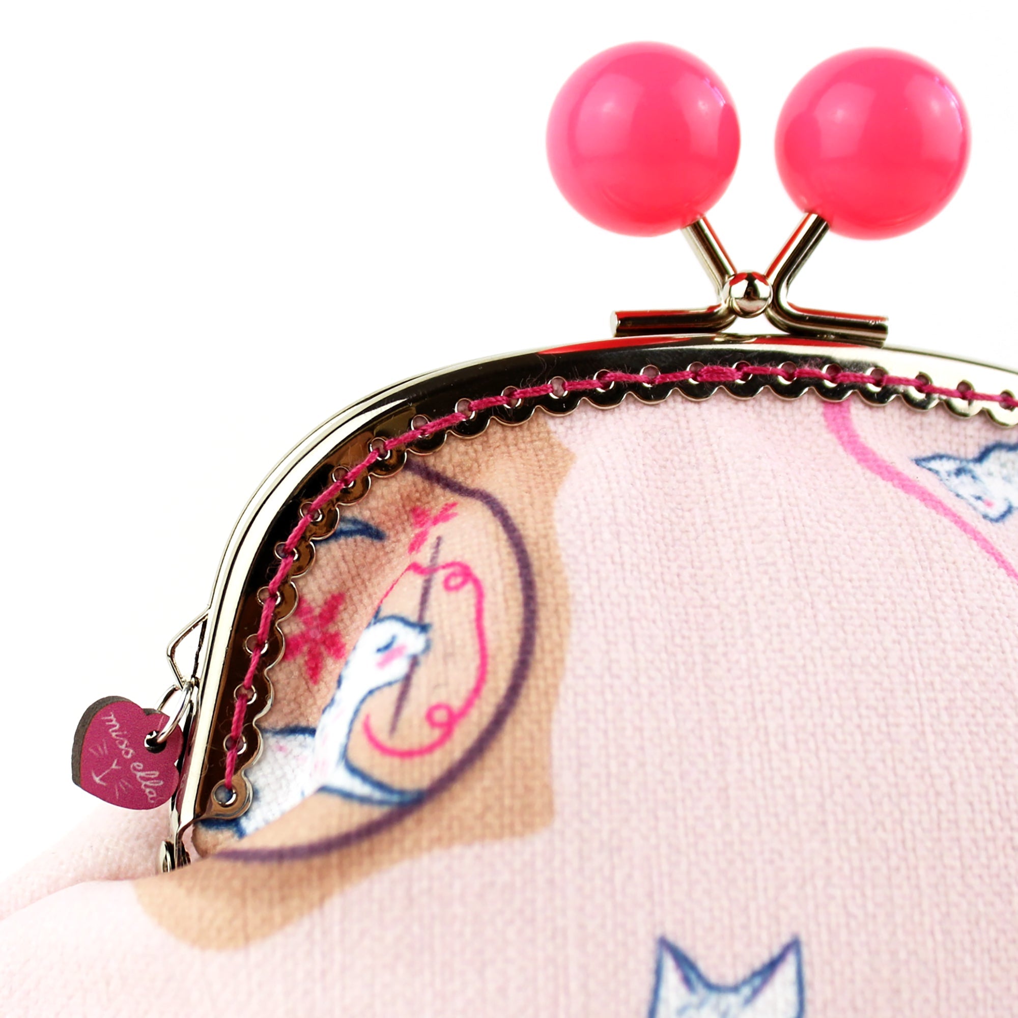 Sewing Cats JUMBO Bobble Purse