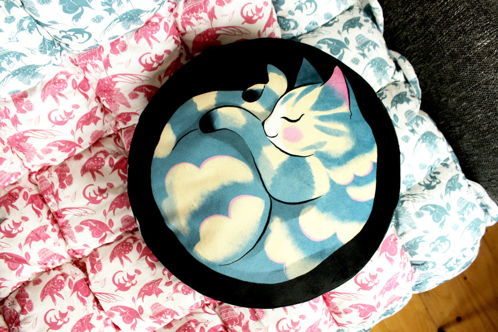 DIY Kit - Cat Cushion (Large ) *Stuffing not included*
