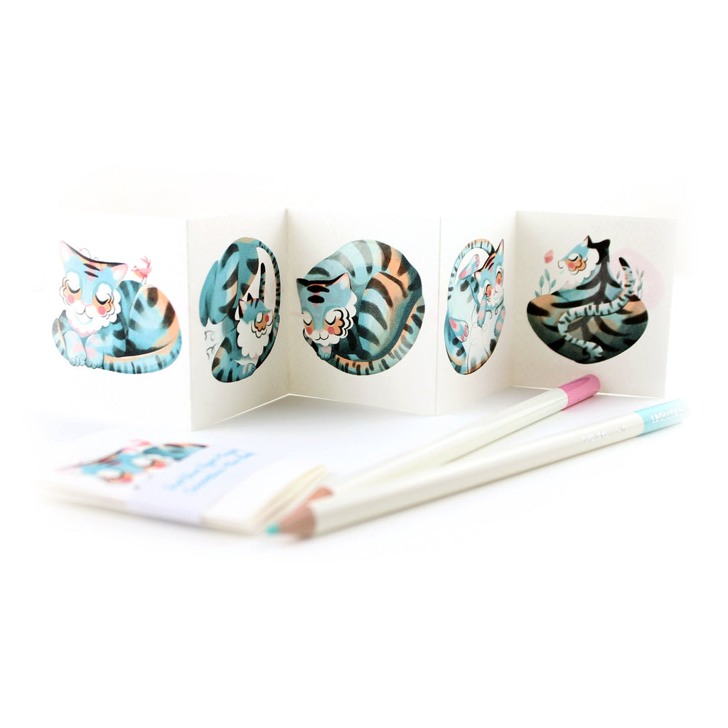 "Tend Your Tiger Magic" Concertina Mini Book
