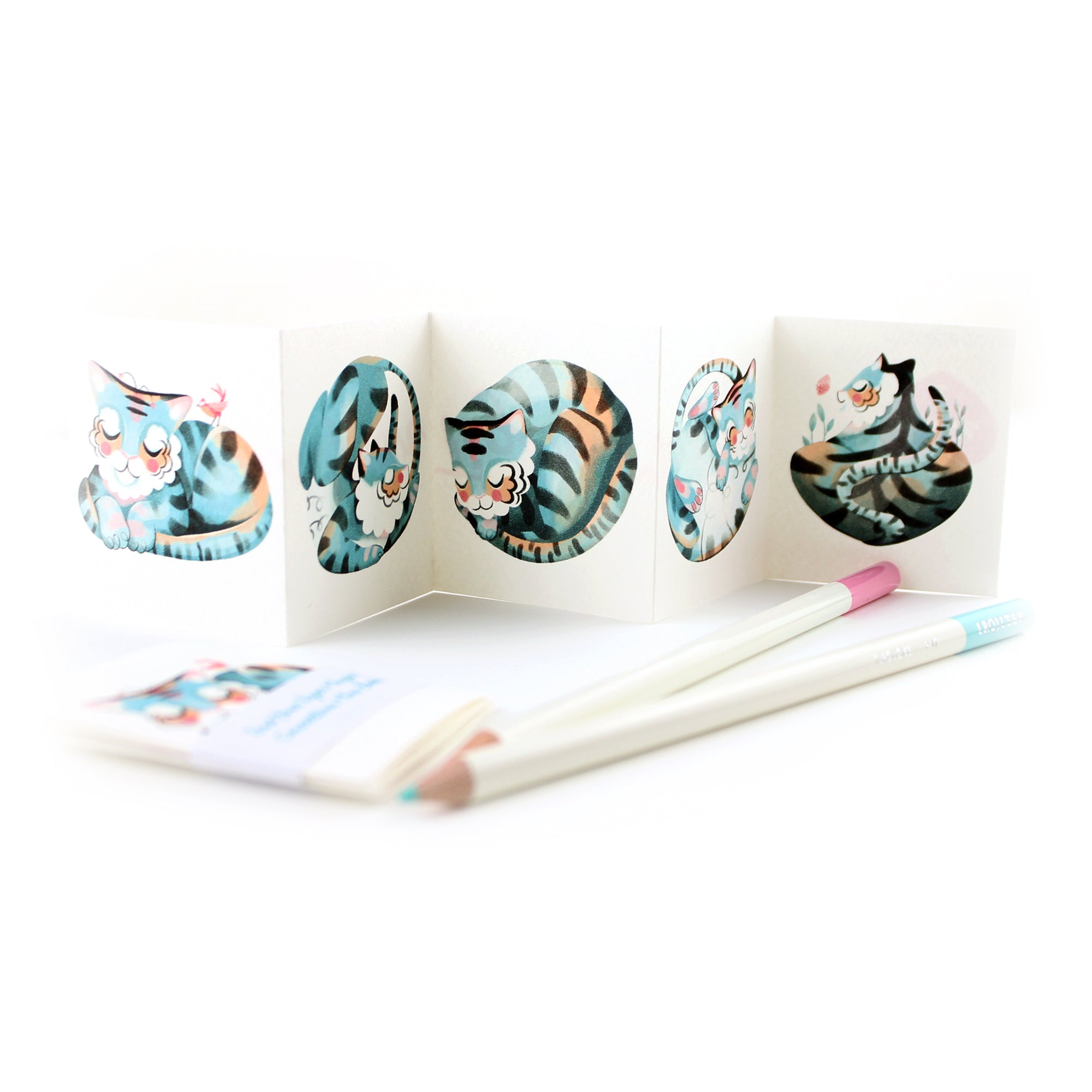 "Tend Your Tiger Magic" Concertina Mini Book