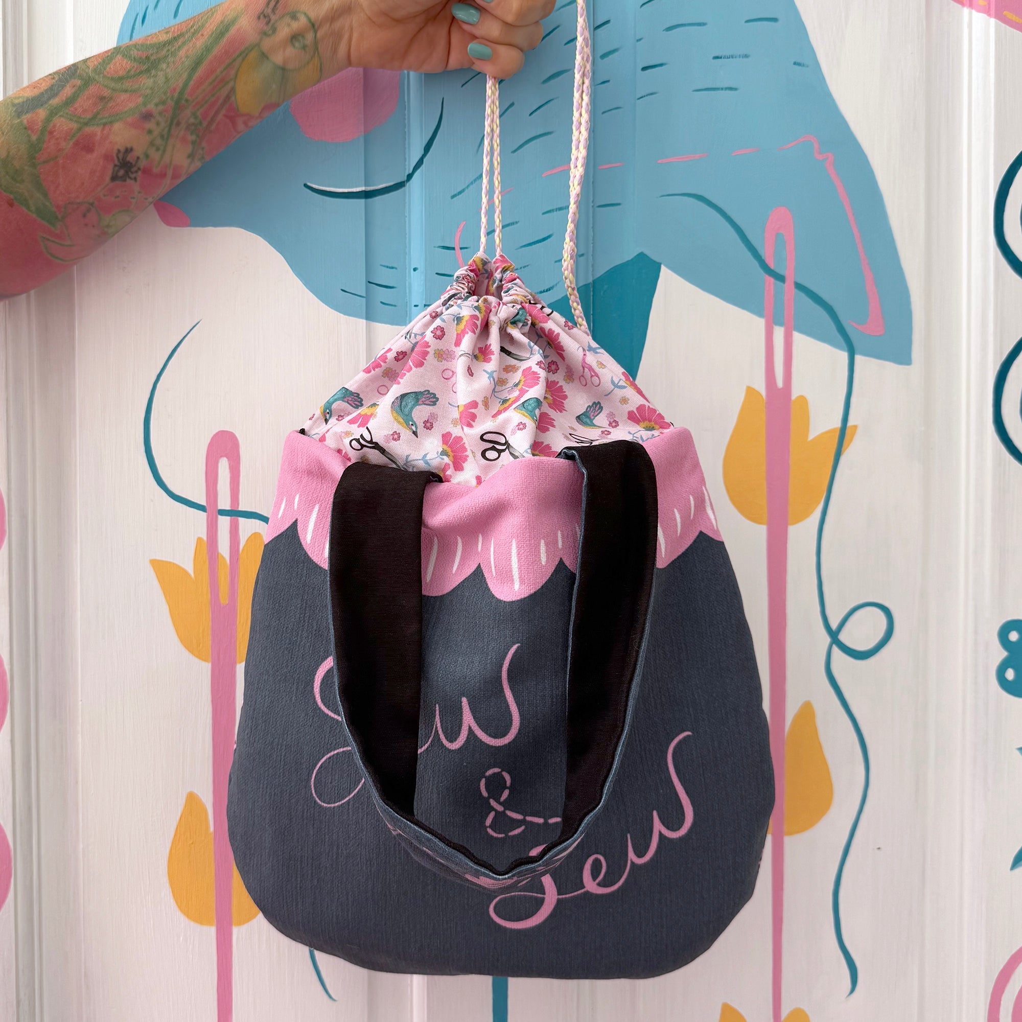Chenille Sewing Shoulder Bag - Sew and Sew