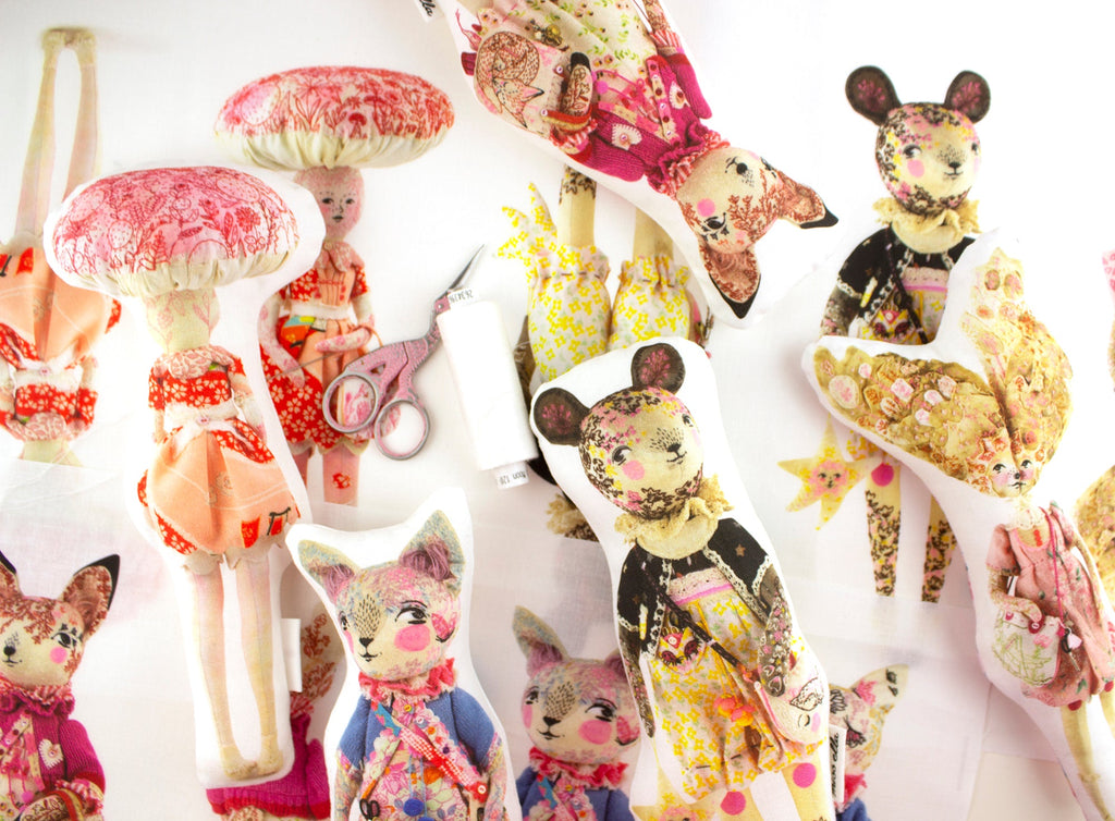 DIY Sewing Kit - 4 collectible characters (PLUS SANDRINE!) - Stuffing NOT included