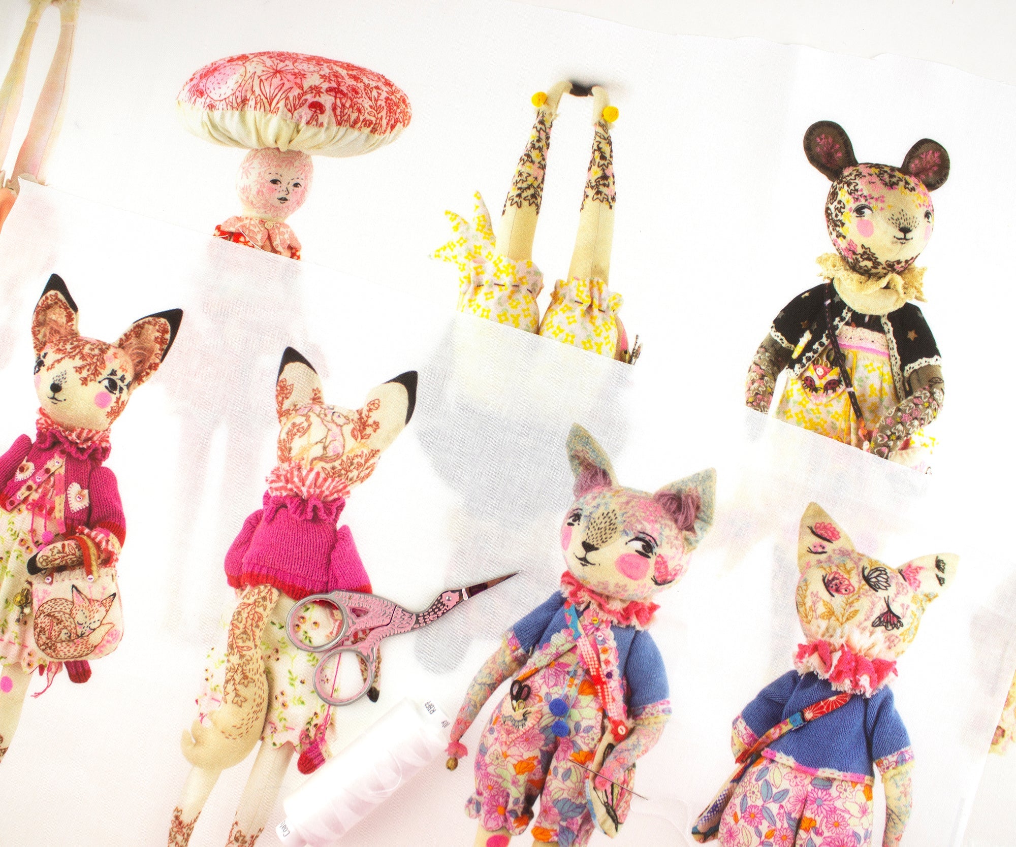 DIY Sewing Kit - 4 collectible characters (PLUS SANDRINE!) - Stuffing NOT included