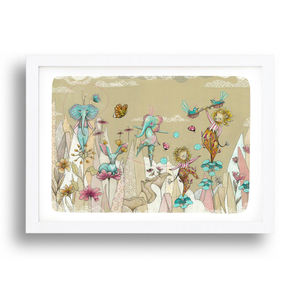 Floral Circus Print