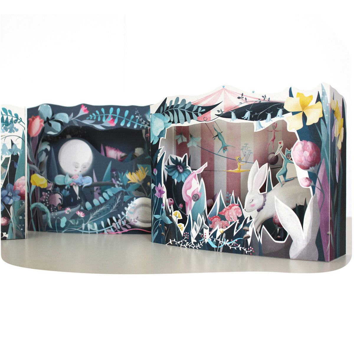Cat Moon Diorama Book (Makes up 3 dioramas)