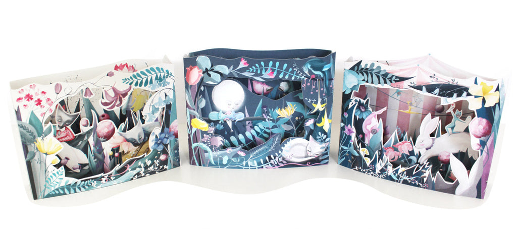 Cat Moon Diorama Book (Makes up 3 dioramas)