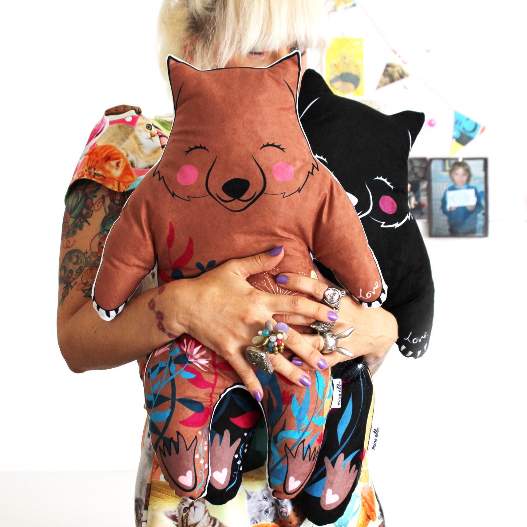 Natural Brown Wombat Cushion