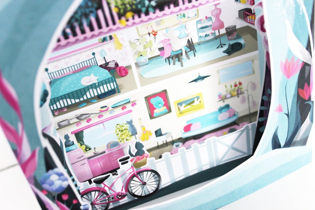 Dream Home Diorama Book - (Makes up 3 dioramas)