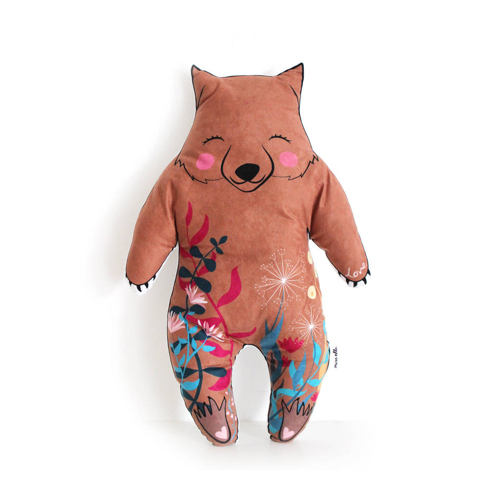 Natural Brown Wombat Cushion