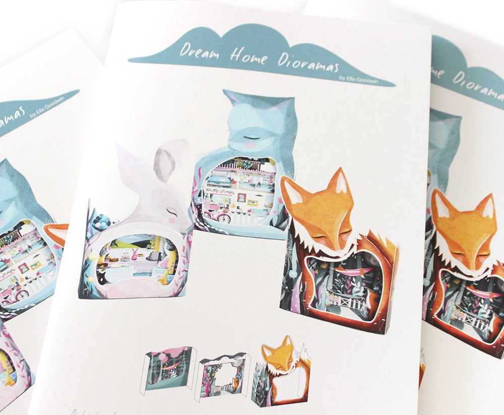 Dream Home Diorama Book - (Makes up 3 dioramas)