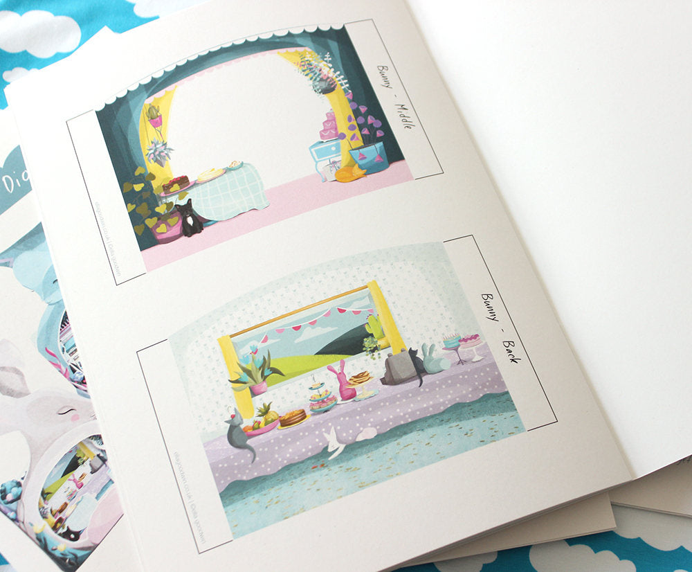 Dream Home Diorama Book - (Makes up 3 dioramas)