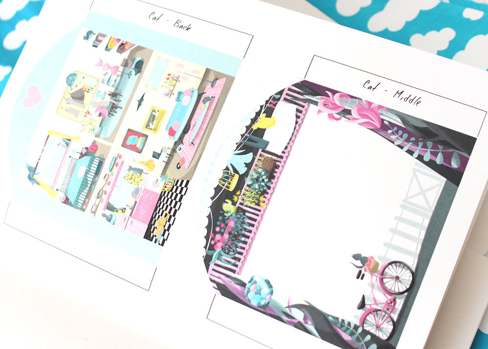 Dream Home Diorama Book - (Makes up 3 dioramas)