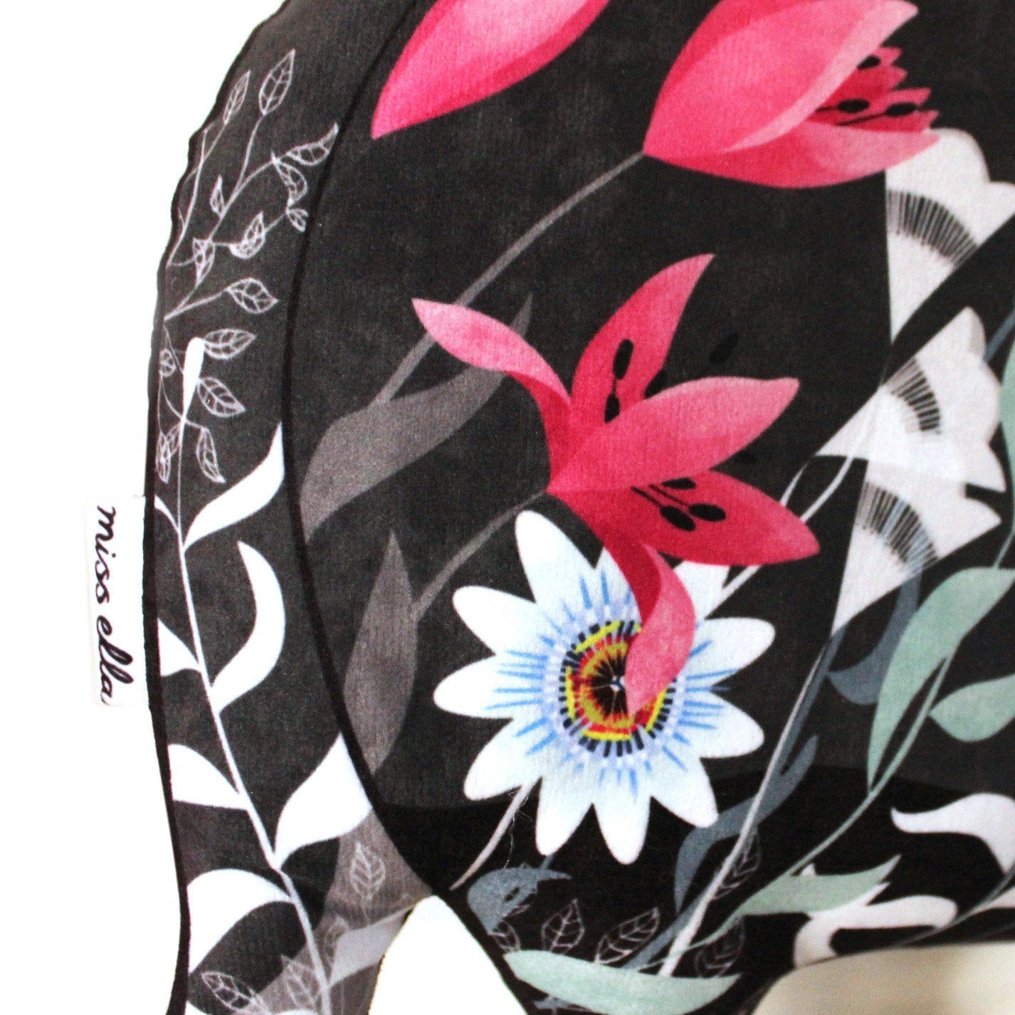 Floral Badger Cushion