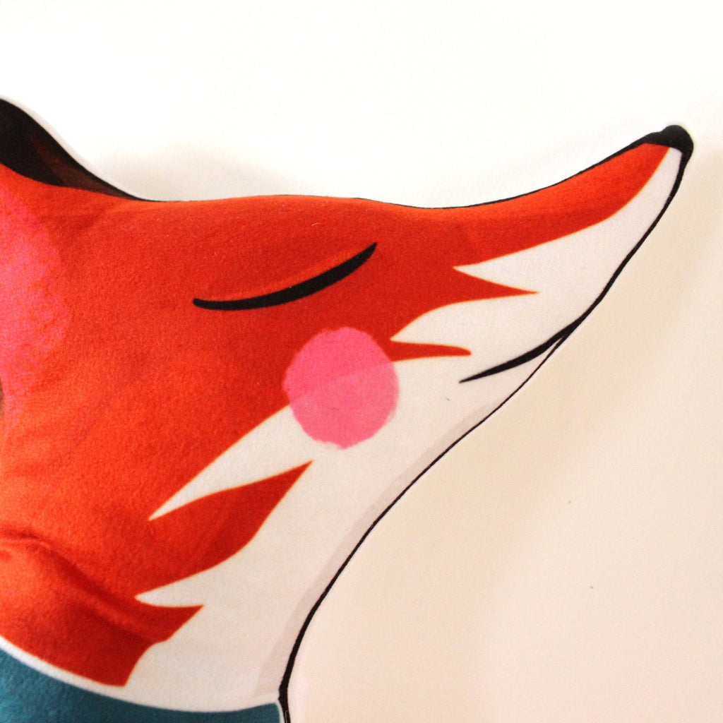 Travelling Fox Cushion