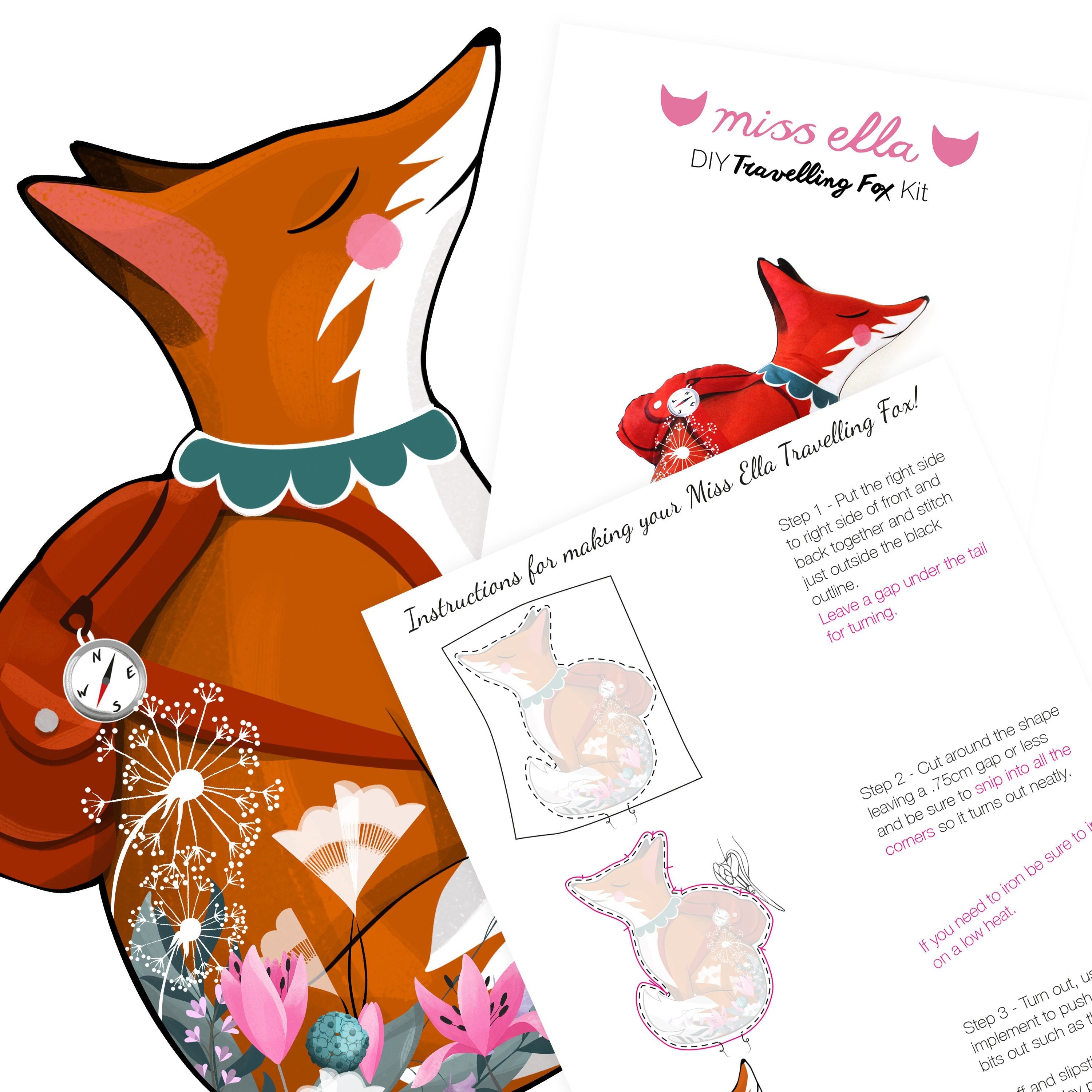 DIY Kit - Fox Cushion