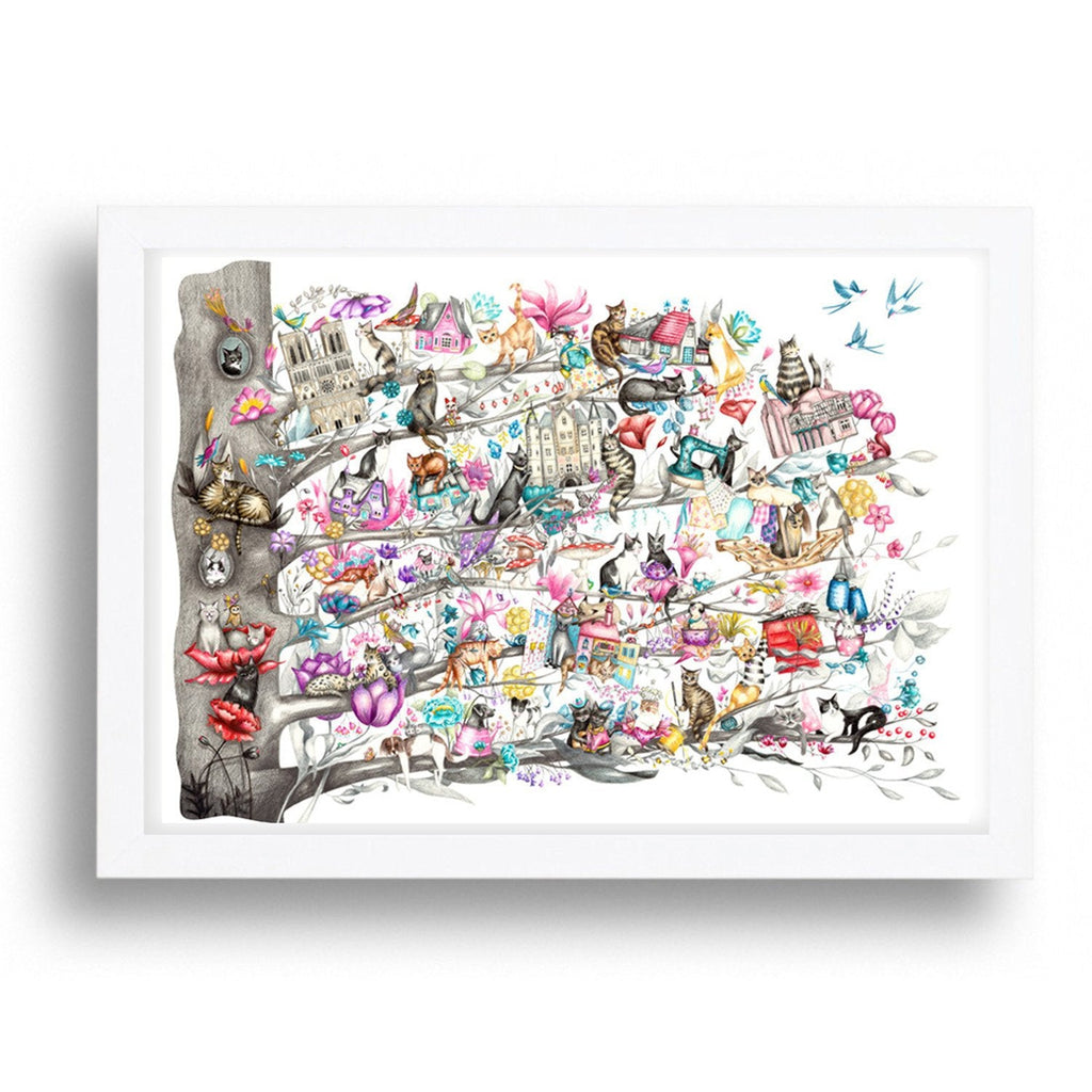 Cat Tree Print