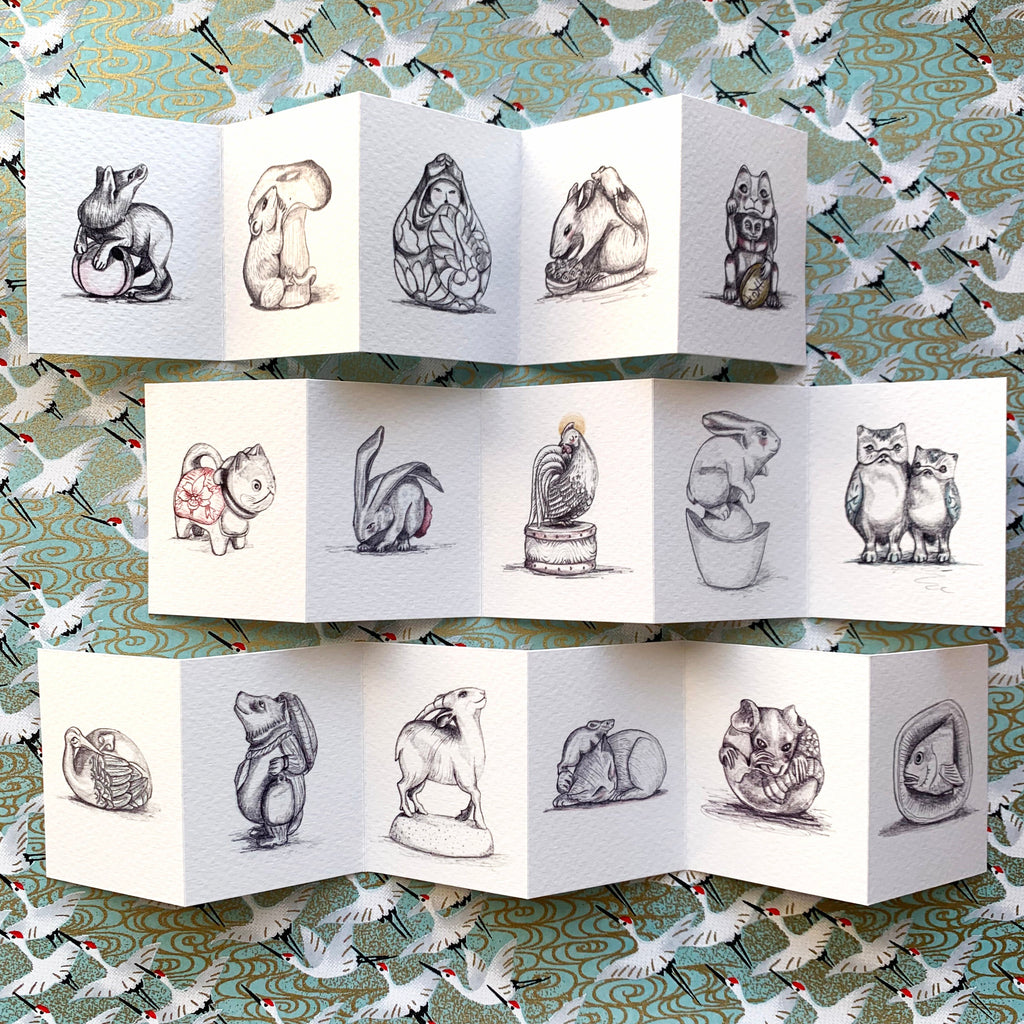 Netsuke Mini Book