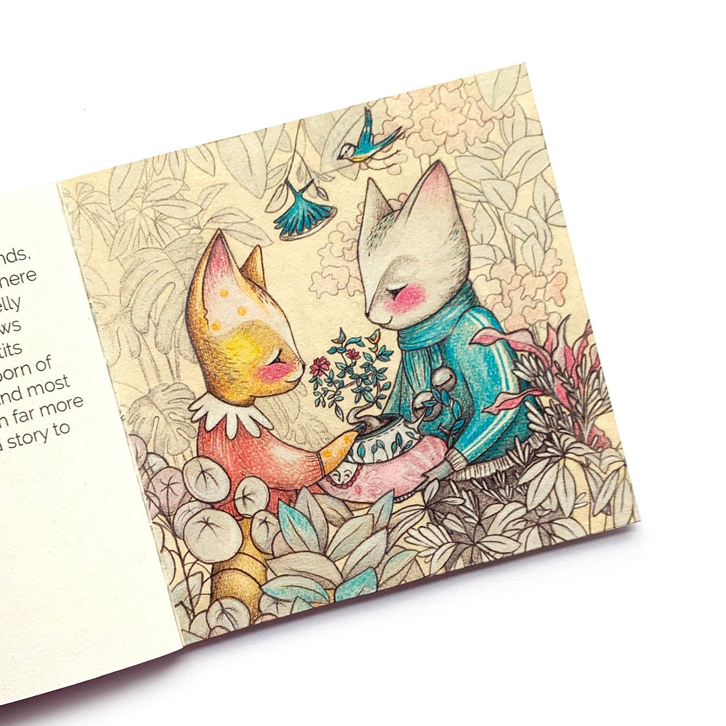 Earl Grey and the Teapot's Journey Mini Handmade book