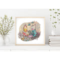 Cat Love Art print