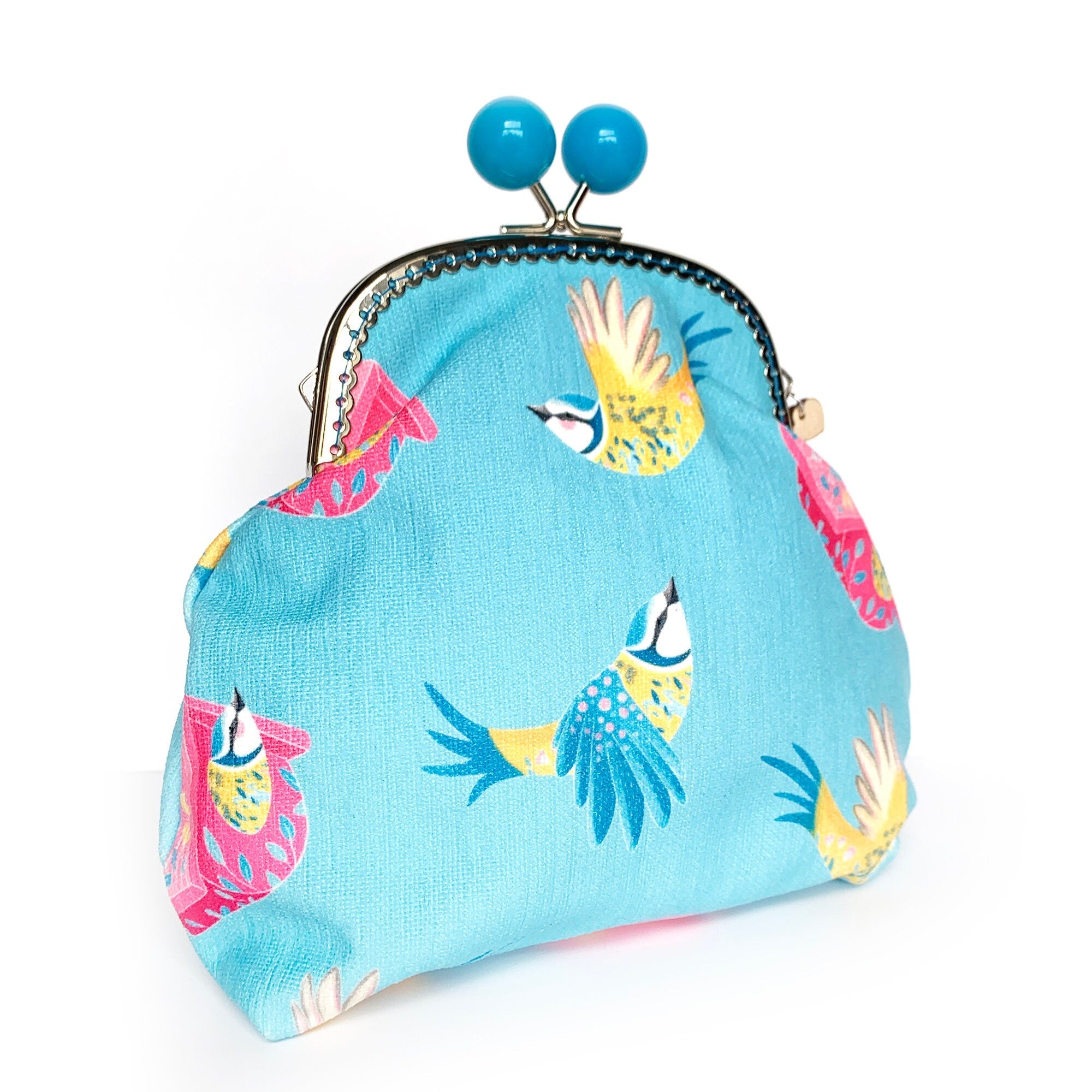 Blue Tit Jumbo Bobble Purse