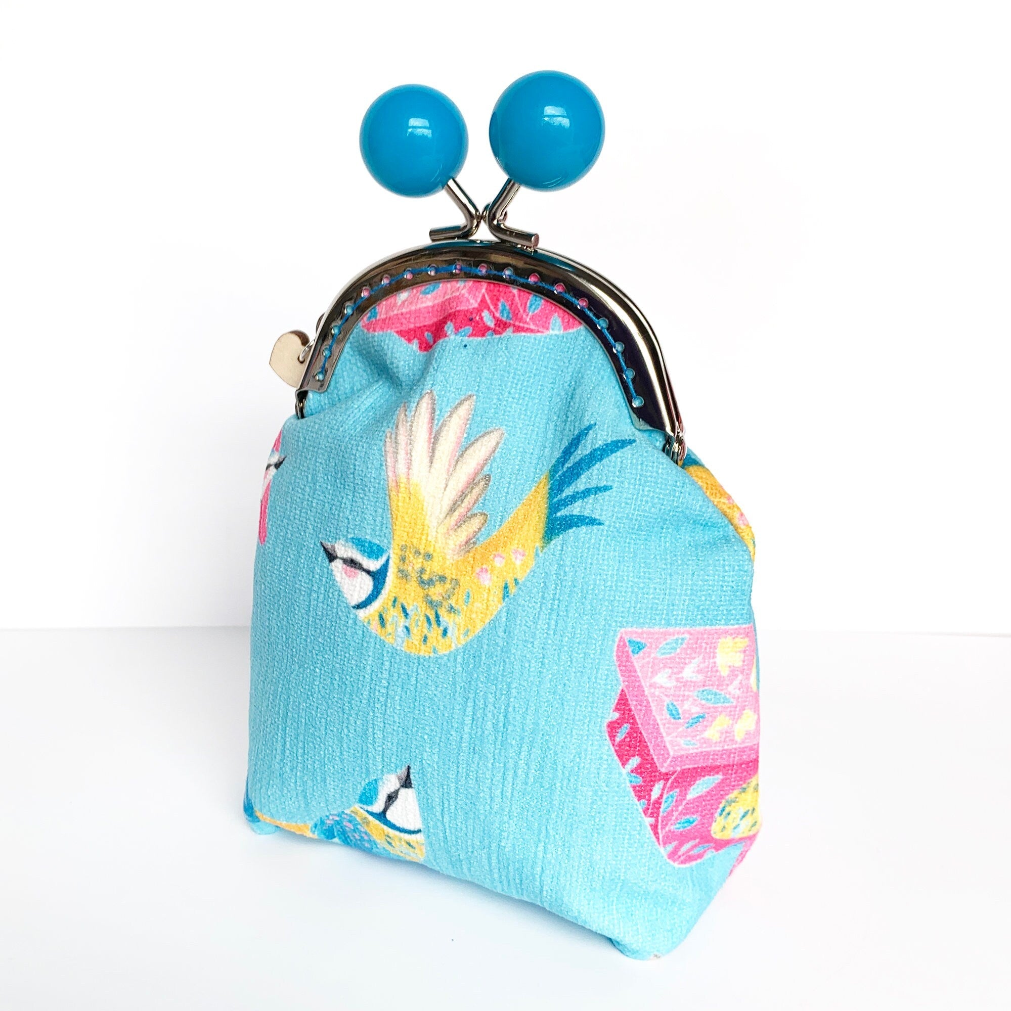 Blue Tit Bobble Purse
