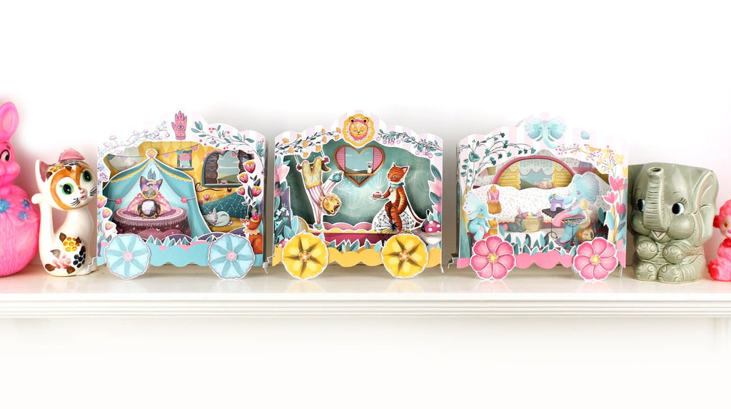 Circus Diorama Book (Makes up 3 dioramas)