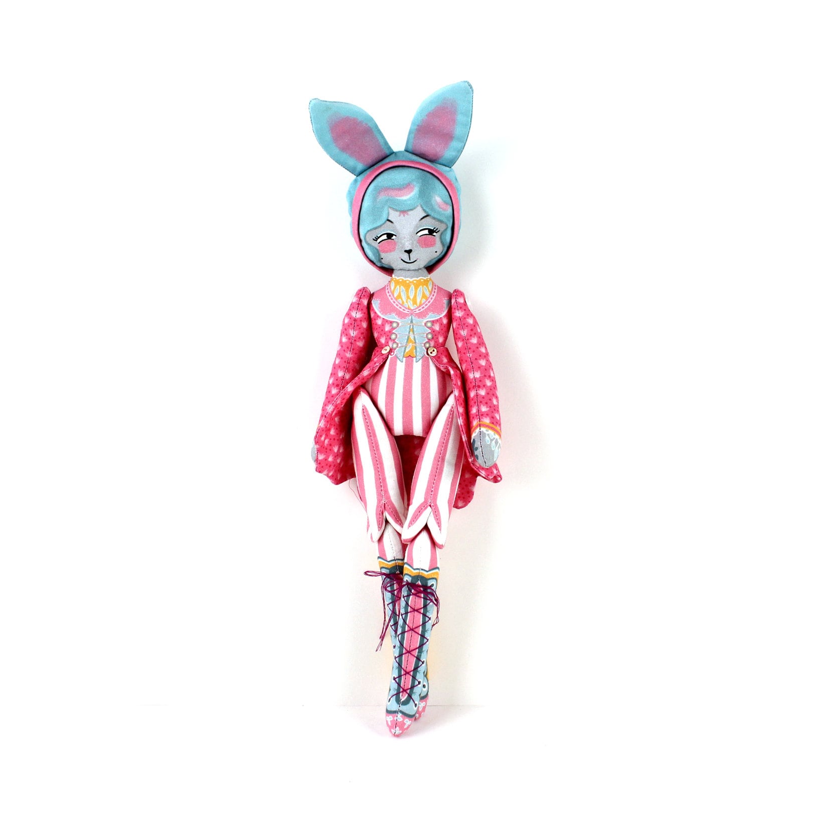 DIY Kit - Mewky the Circus Ringmaster Cat Bunny - FREE UK SHIPPING