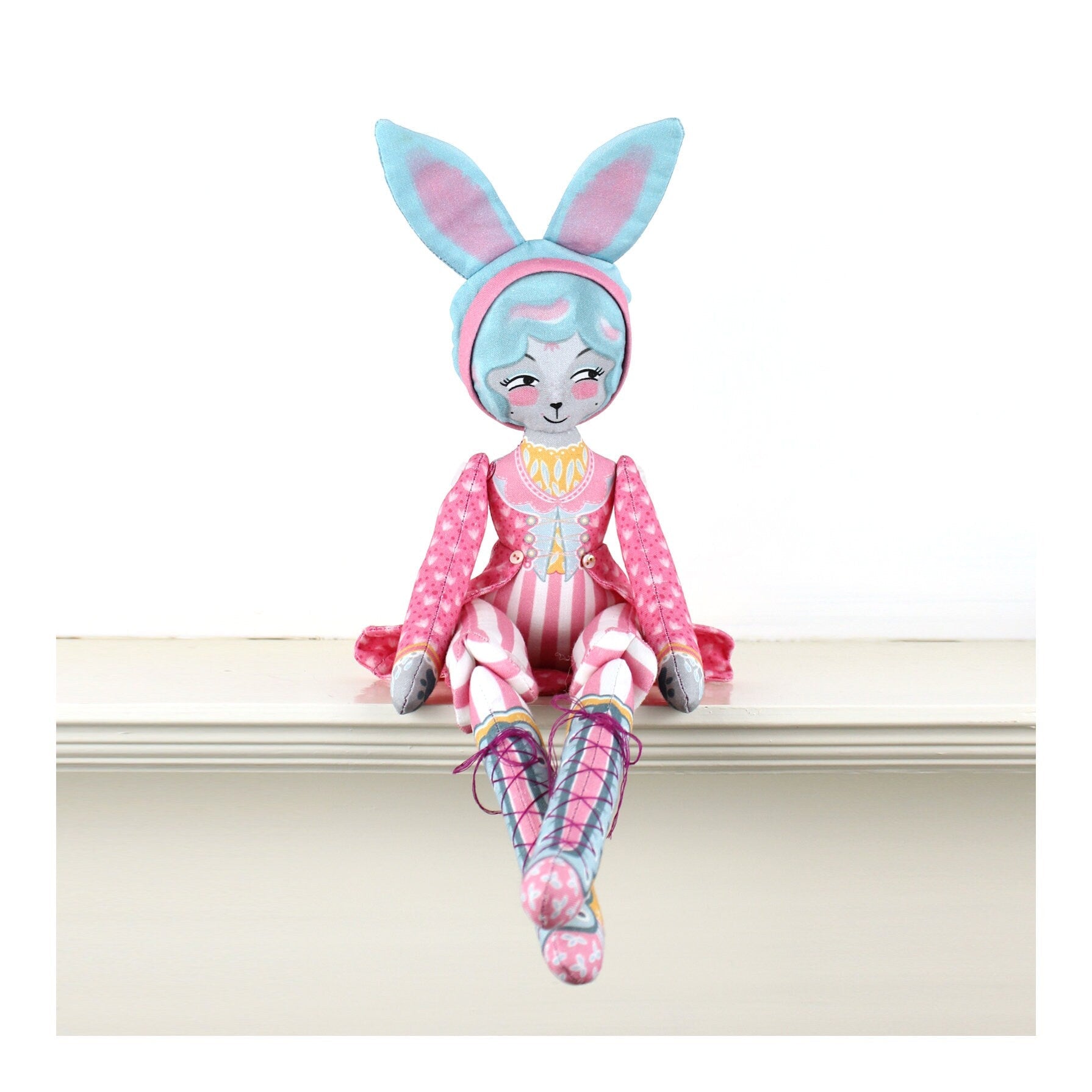 DIY Kit - Mewky the Circus Ringmaster Cat Bunny - FREE UK SHIPPING