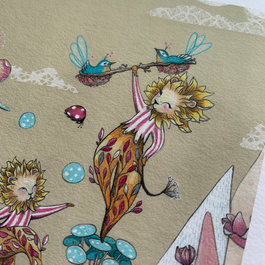 Floral Circus Print