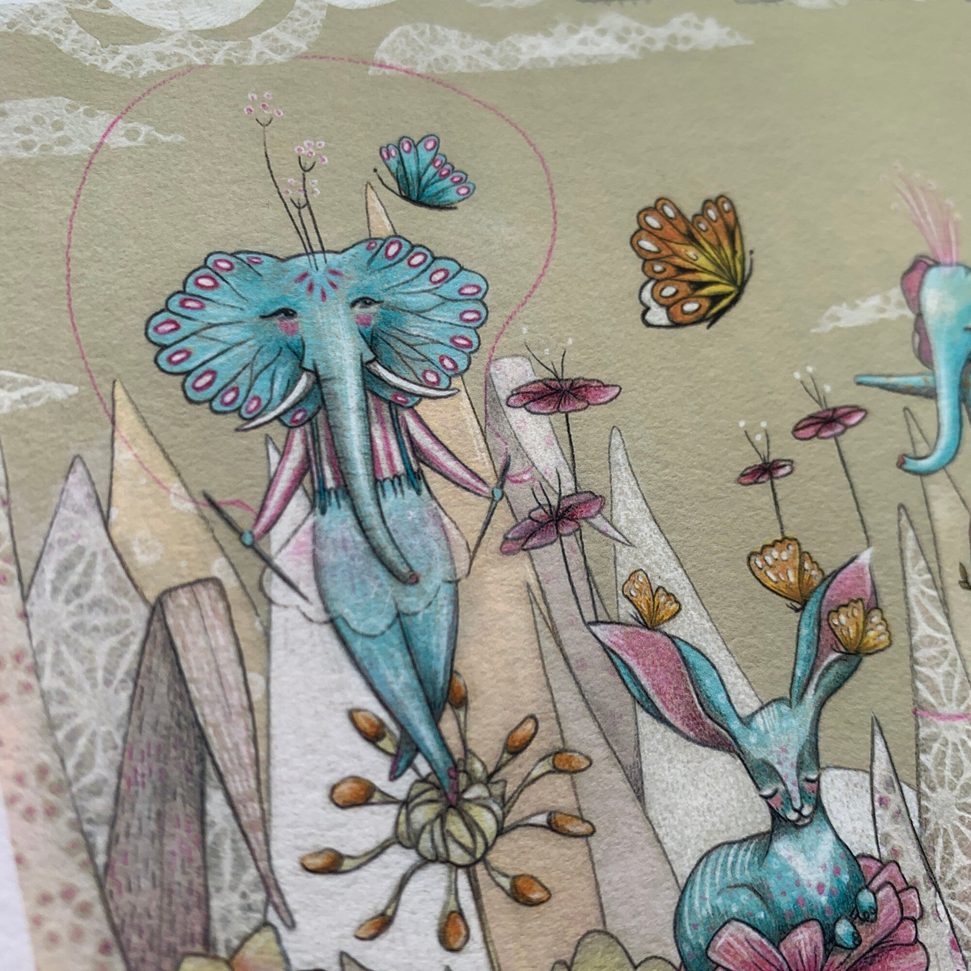 Floral Circus Print