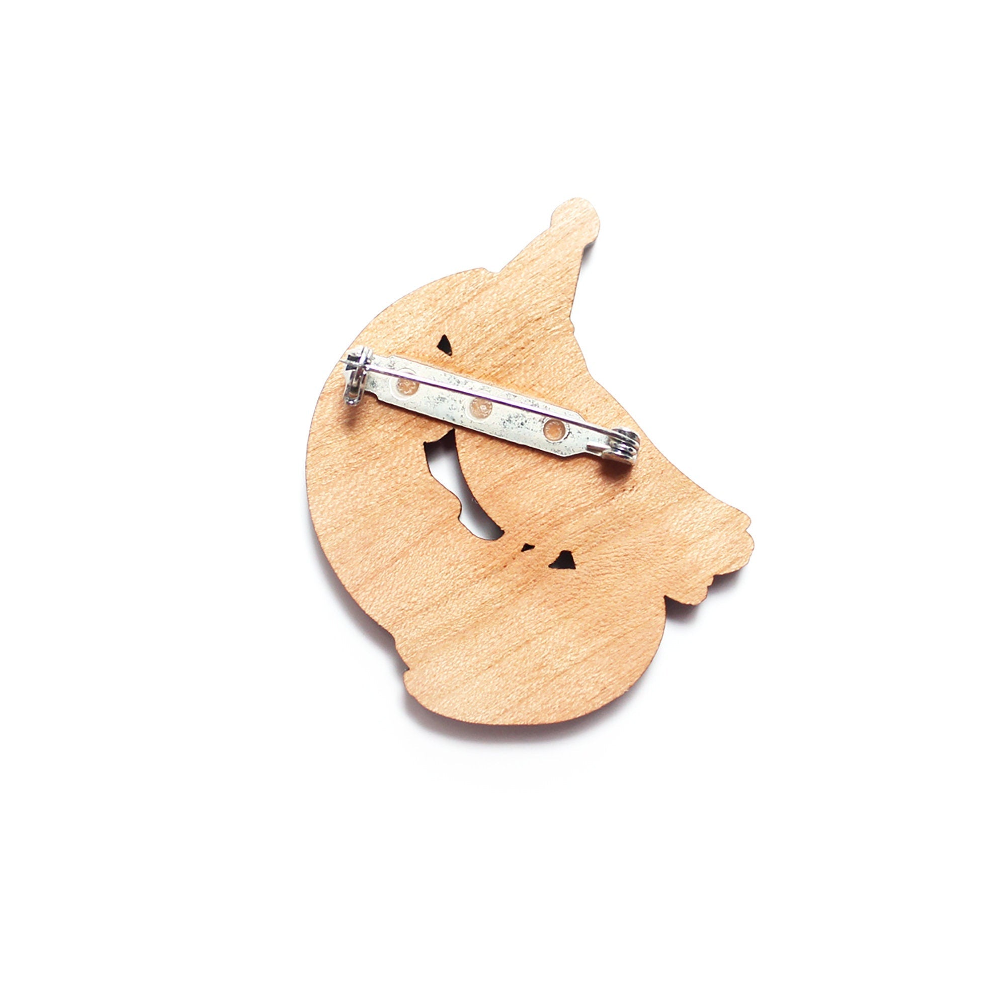 Magpie Moon Brooch