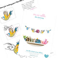 Blue Tit Bunting DIY KIT