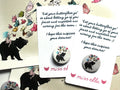 Moon Bear Butterflies Badges/Fridge Magnets
