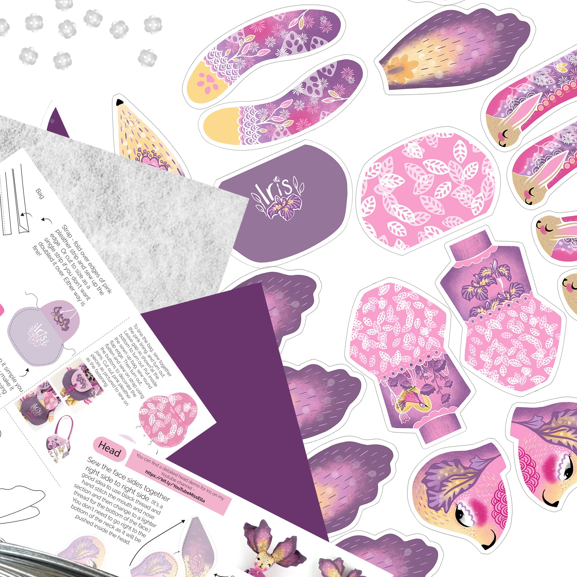SOLD OUT - DIY Kit - BIG IRIS - PRE ORDER - FREE UK SHIPPING (Please read description before purchasing)