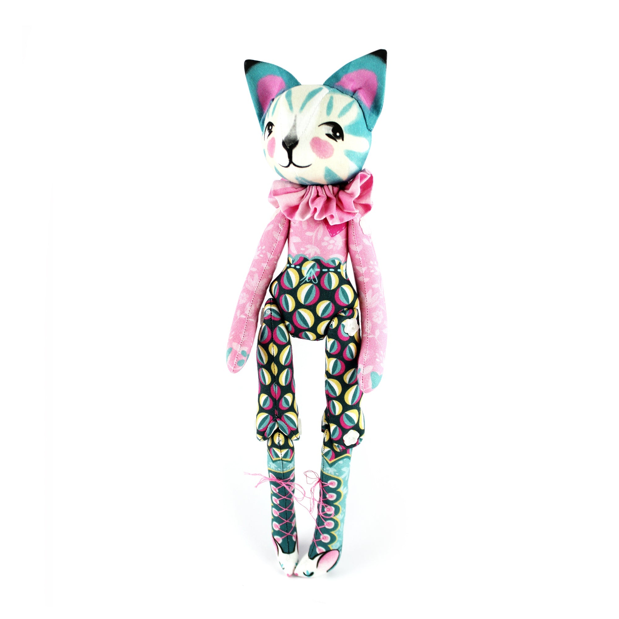 DIY Kit - Candy the Clown Cat - FREE UK SHIPPING