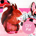 DIY sewing KIT - Red Squirrel Cushion - END OF LINE SALE