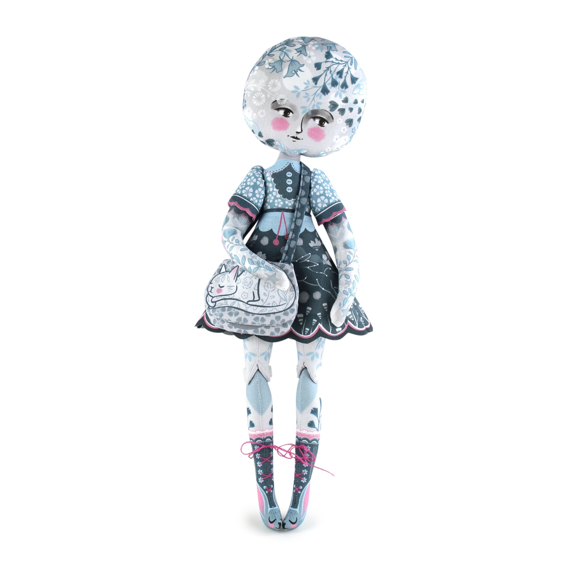 DIY Kit - Moon Girl and Ruby Rabbit with 12 page Mini Story book - FREE UK SHIPPING