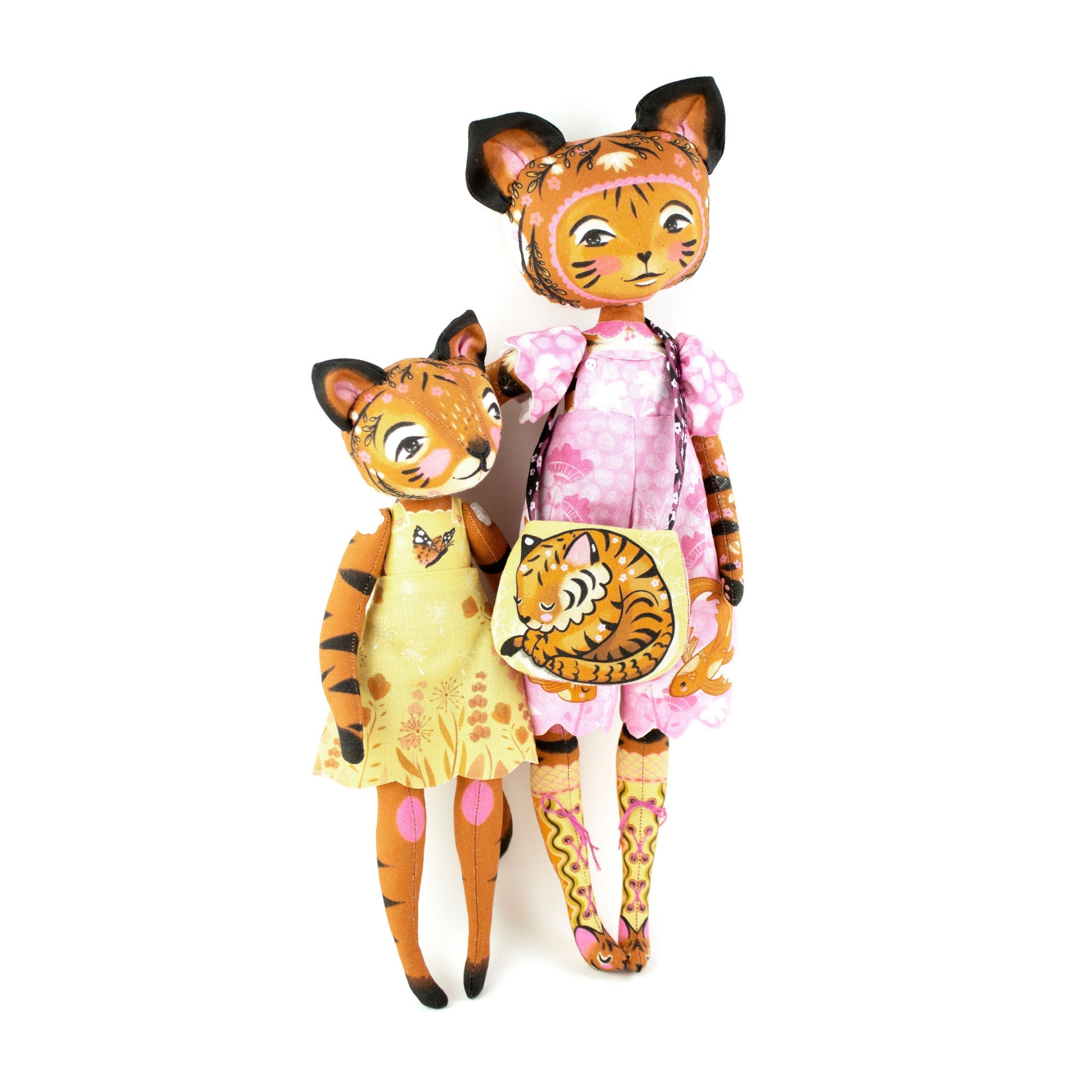 DIY Kit - Tiger Girl Alice and her Cub Celeste - FREE UK SHIPPING
